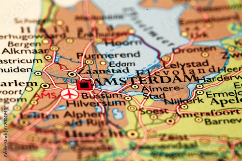 Amsterdam On Map