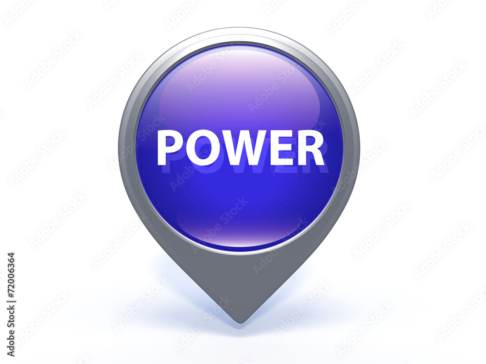 power pointer icon on white background power pointer icon on white background