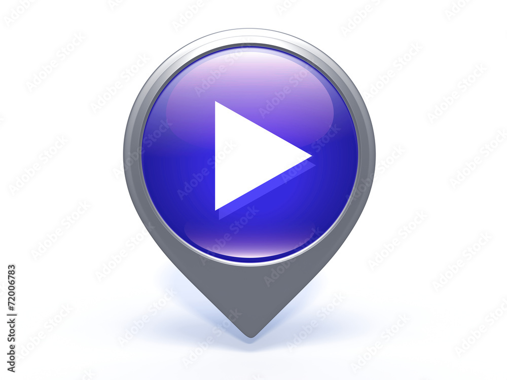 play pointer icon on white background play pointer icon on white background