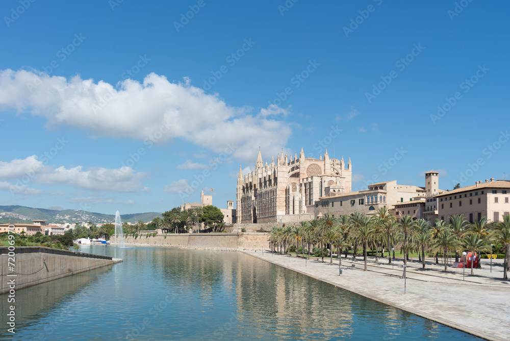 Ausblick auf die Kathedrale von Palma
