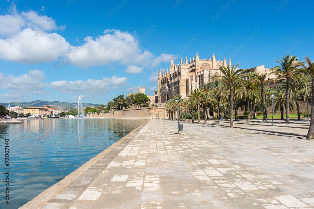 Ausblick auf die Kathedrale von Palma