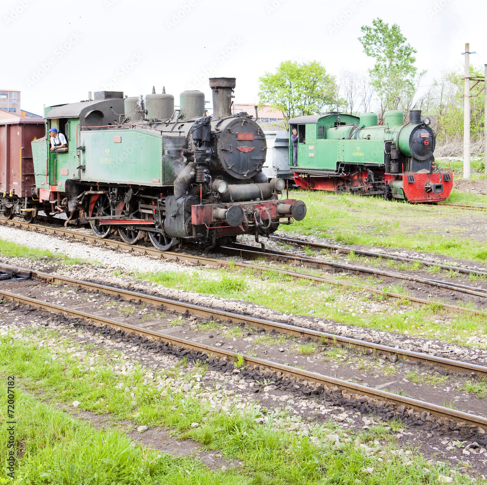 steam locomotives, Kolubara, Serbia