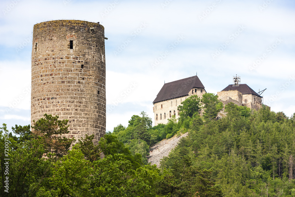castles Zebrak and Tocnik, Czech Republic