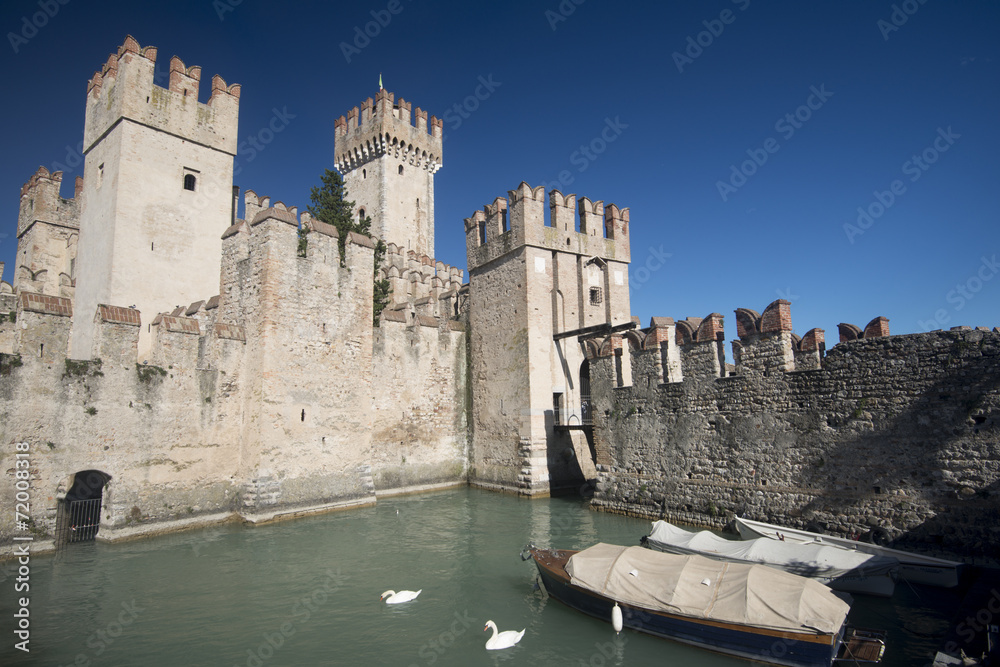 Medieval Castle on lake