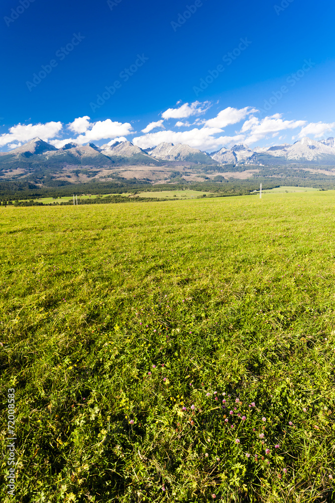 Western part of Vysoke Tatry (High Tatras), Slovakia