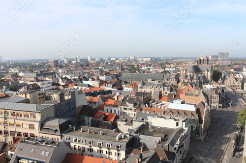 View of Ghent, Belgium from Belfry