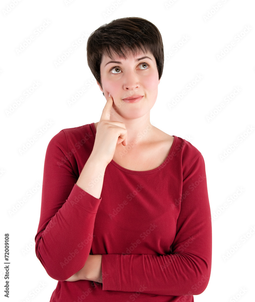 thinking woman thinking woman