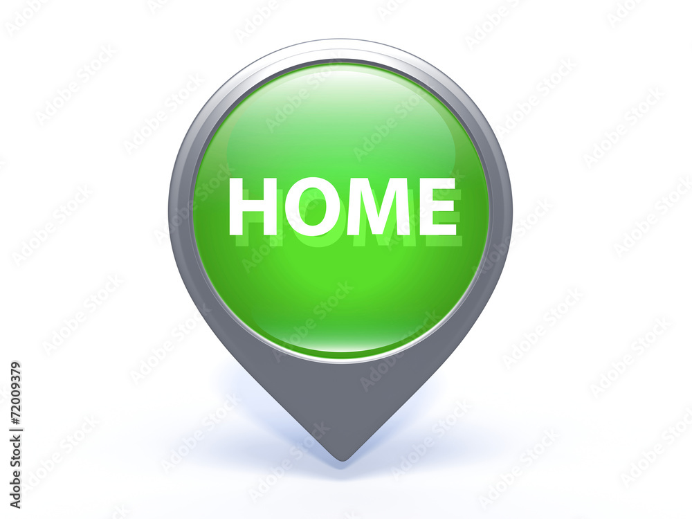 home pointer icon on white background home pointer icon on white background