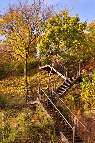 Autumn stairs