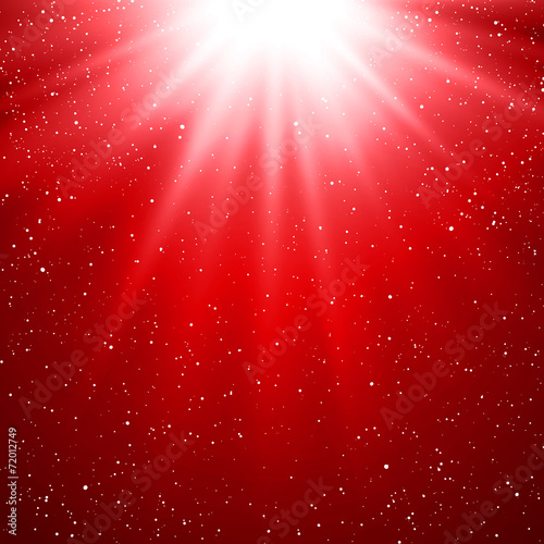 Abstract magic red light background