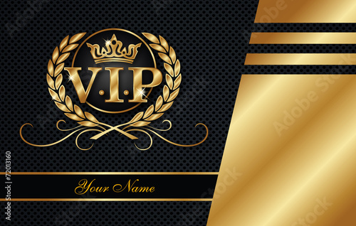 VIP card template