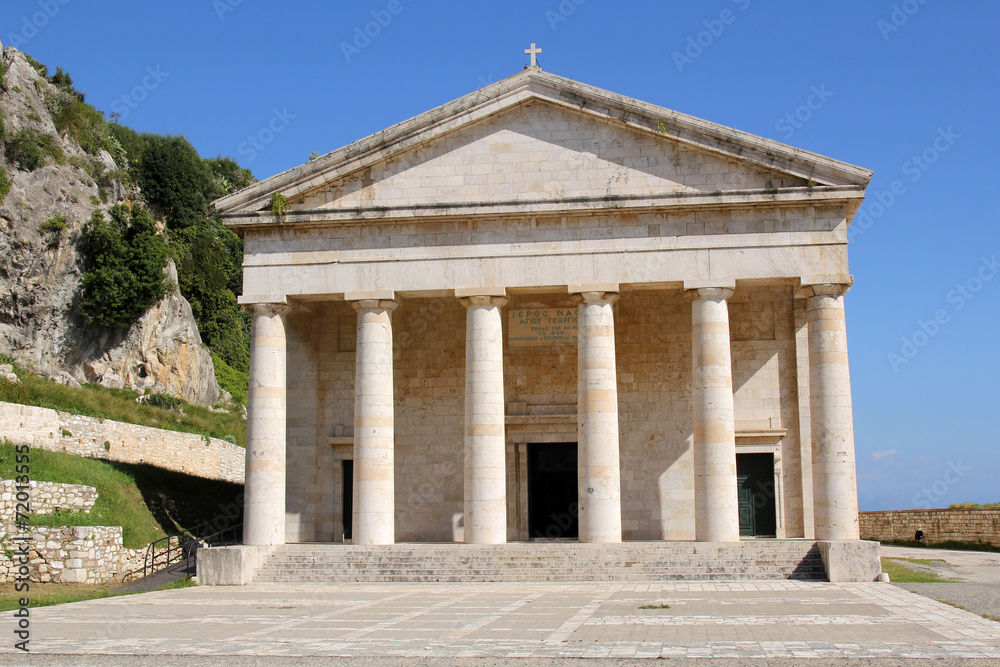 Fototapeta premium The Church of St. George in Corfu, Greece
