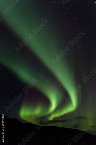Aurore boréale en Islande