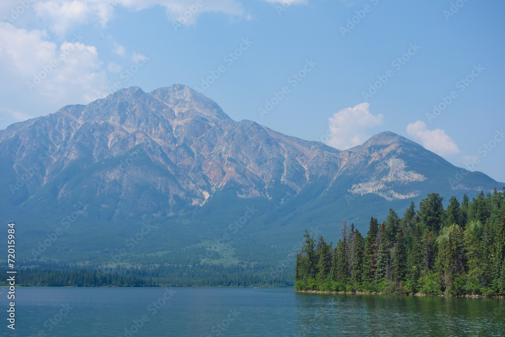 Pyramid Lake in Alberta