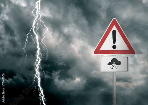 Caution - Thunderstorm Ahead