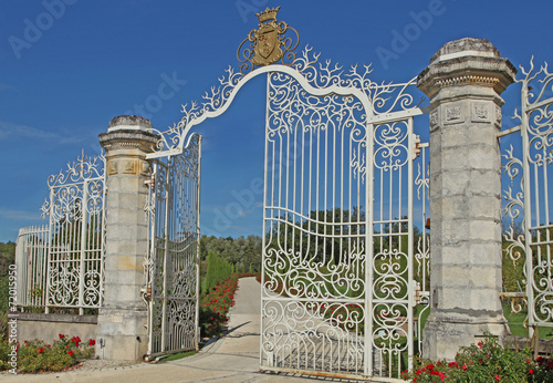 portail d'un château bordelais #72015950