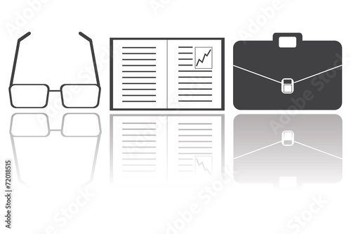 Strategy business and finance concept icons,vector