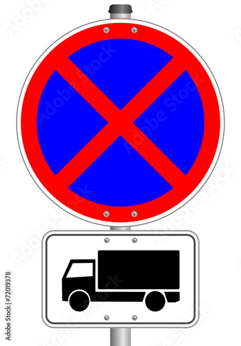 LKW Schild Parkverbot #141023-svg06