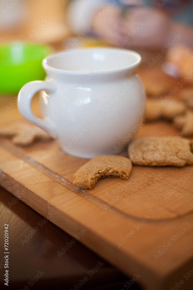 coffe and gingerbread coffe and gingerbread