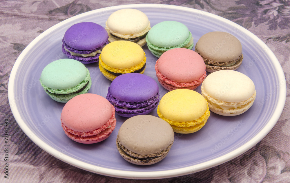 Obraz premium Traditional Parisian macarons