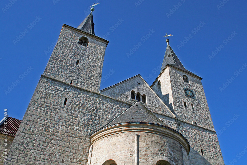 Fototapeta premium Schöningen: St. Lorenz Kirche (Niedersachsen)