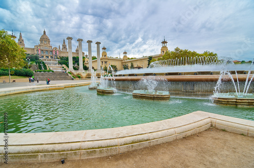 The National Palace in Montjuic, Barcelona, Spain