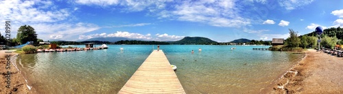 Wallpaper Mural lanscape at the "faaker see" lake in Austria Torontodigital.ca