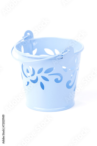 Blue tree pot