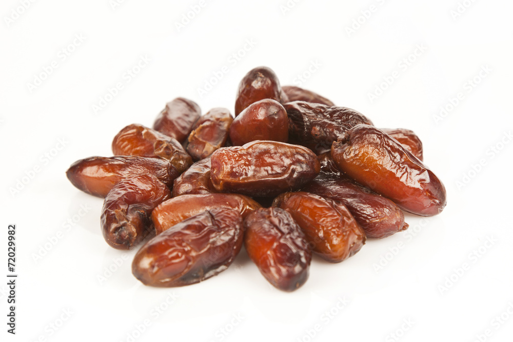 Dates isolated on white background Dates isolated on white background