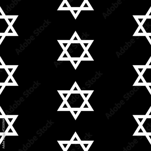 Magen David seamless pattern