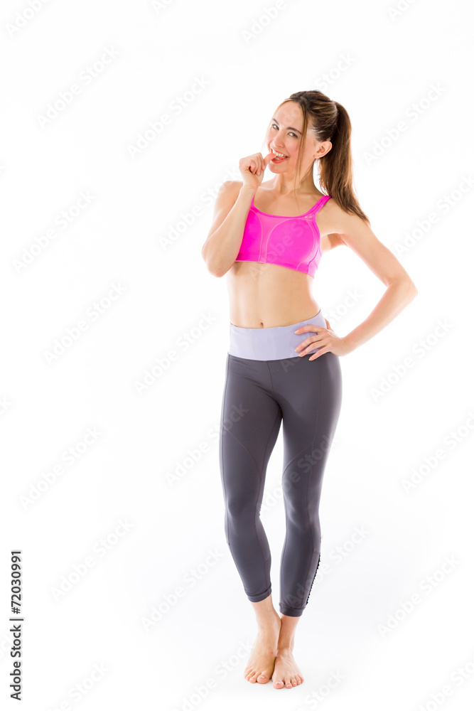 Nervous model bting finger nails Nervous model bting finger nails