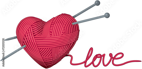 Heart of yarn