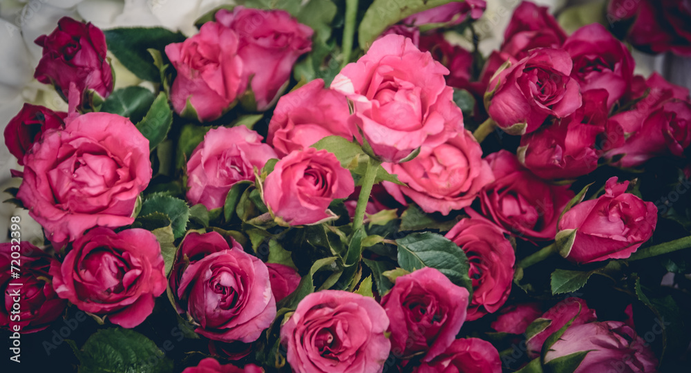 Fototapeta premium Vintage flowers, floral background.
