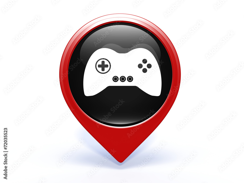 game pointer icon on white background game pointer icon on white background