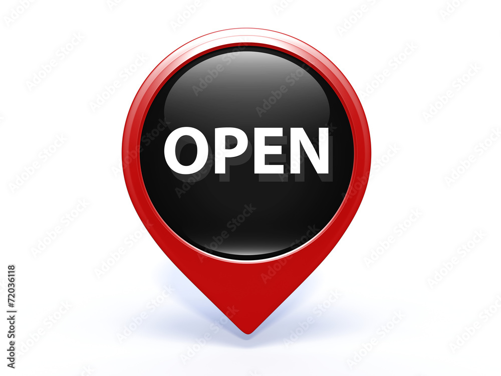 open pointer icon on white background open pointer icon on white background