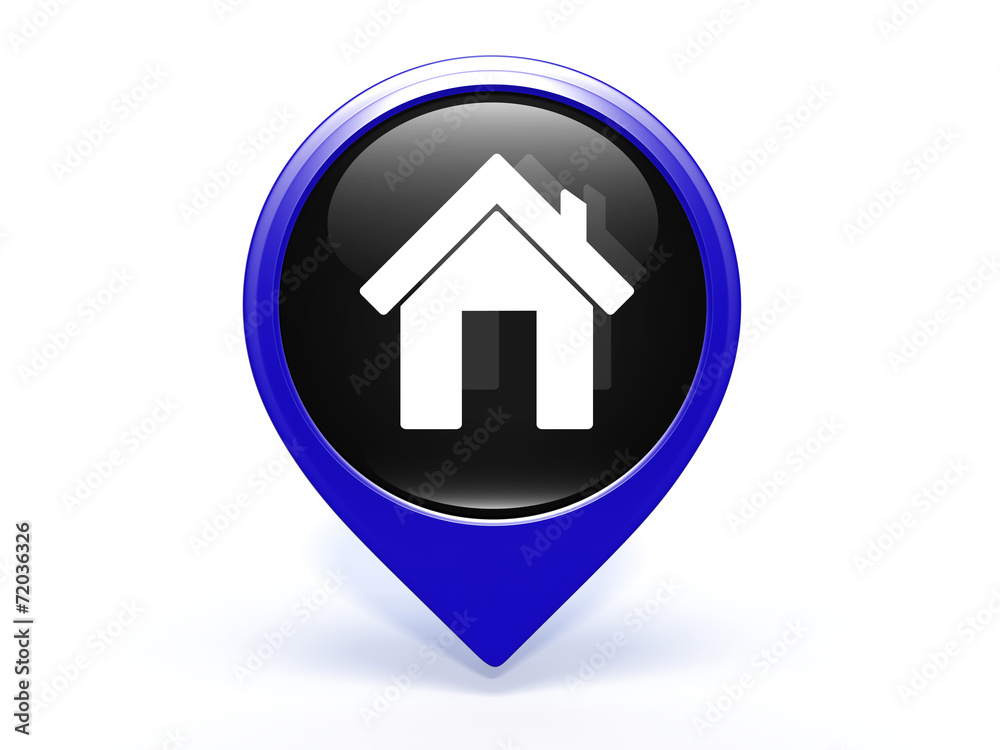 home pointer icon on white background home pointer icon on white background