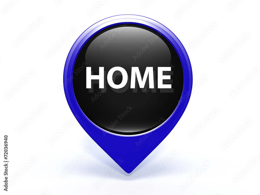 home pointer icon on white background home pointer icon on white background