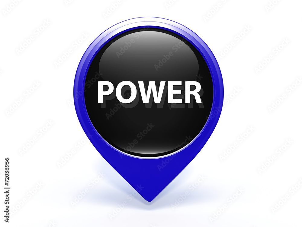 power pointer icon on white background power pointer icon on white background