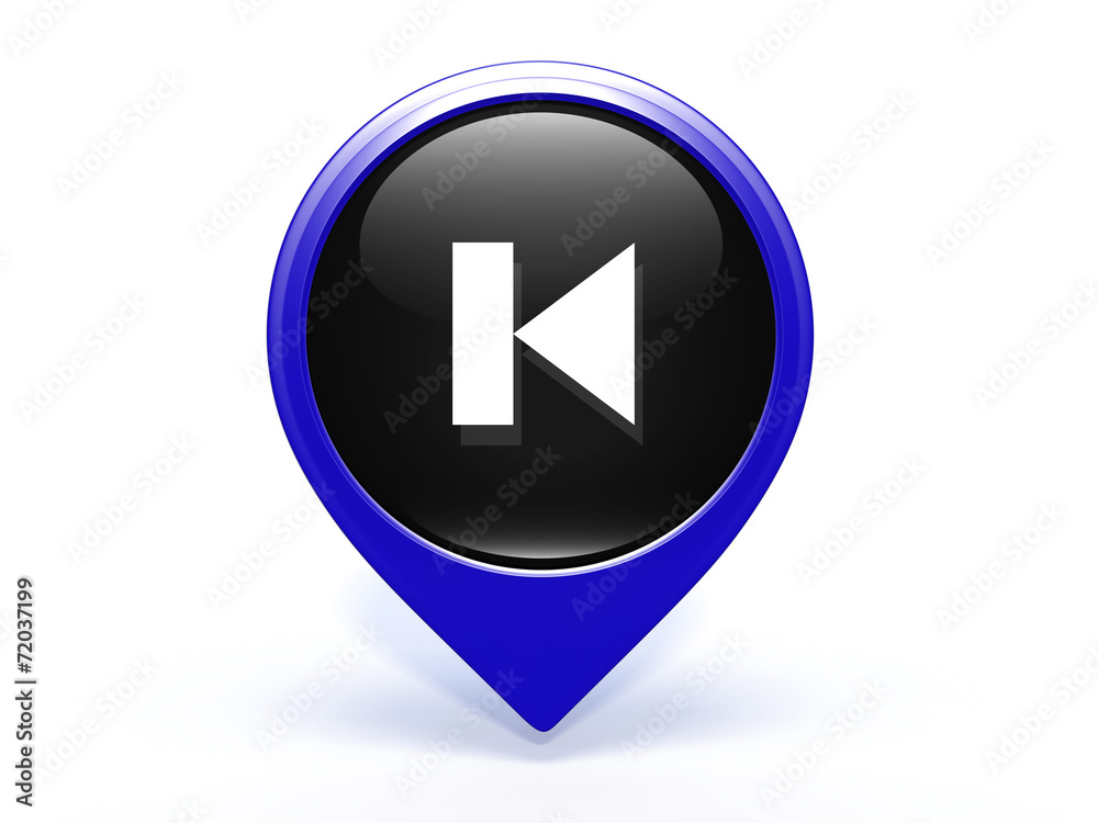 prev pointer icon on white background prev pointer icon on white background
