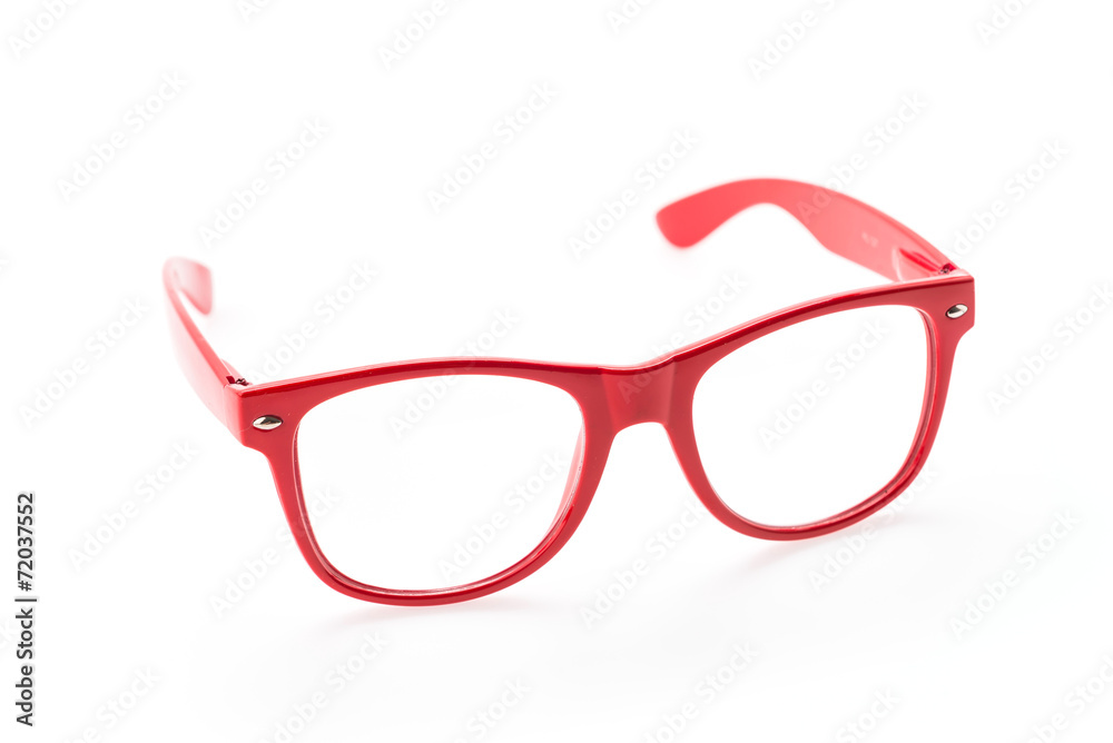 Fototapeta premium Colorful Eyeglasses isolated on white