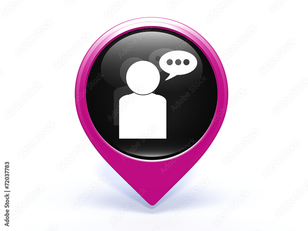forum pointer icon on white background forum pointer icon on white background