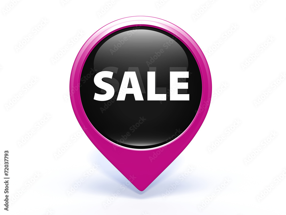 sale pointer icon on white background sale pointer icon on white background