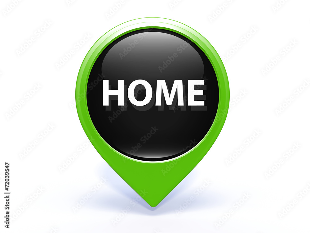 home pointer icon on white background home pointer icon on white background