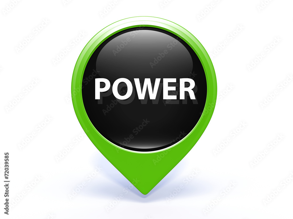 power pointer icon on white background power pointer icon on white background