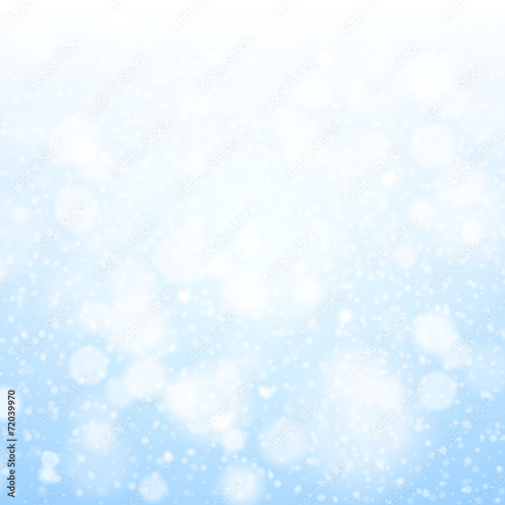 Christmas snowflakes background vector blue light abstract