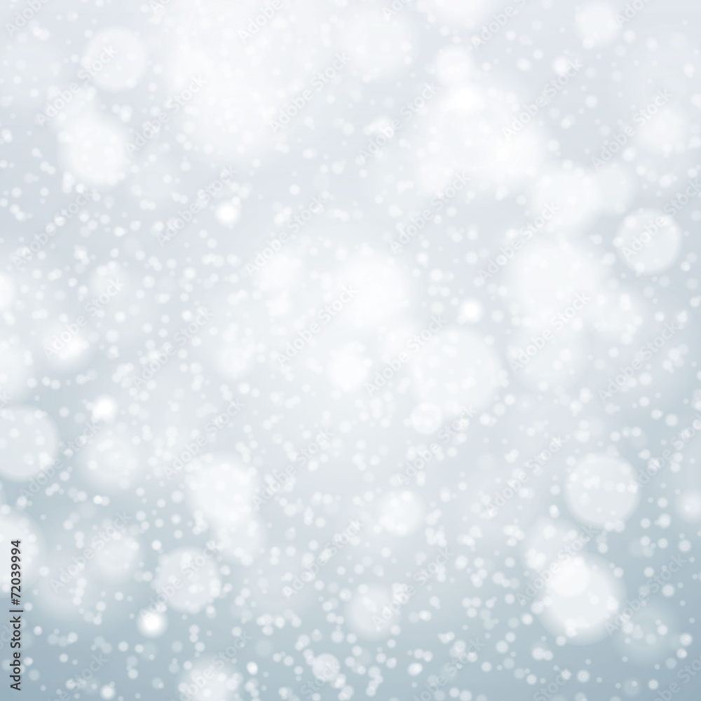 Christmas snowflakes background vector blue light abstract