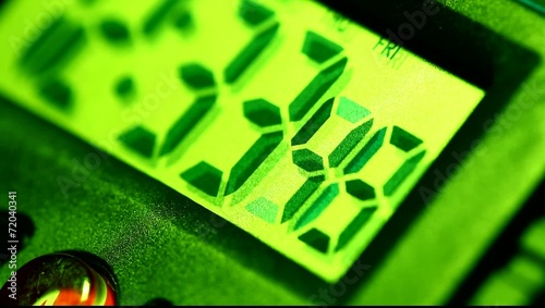 Close up of a Digital timer clock

