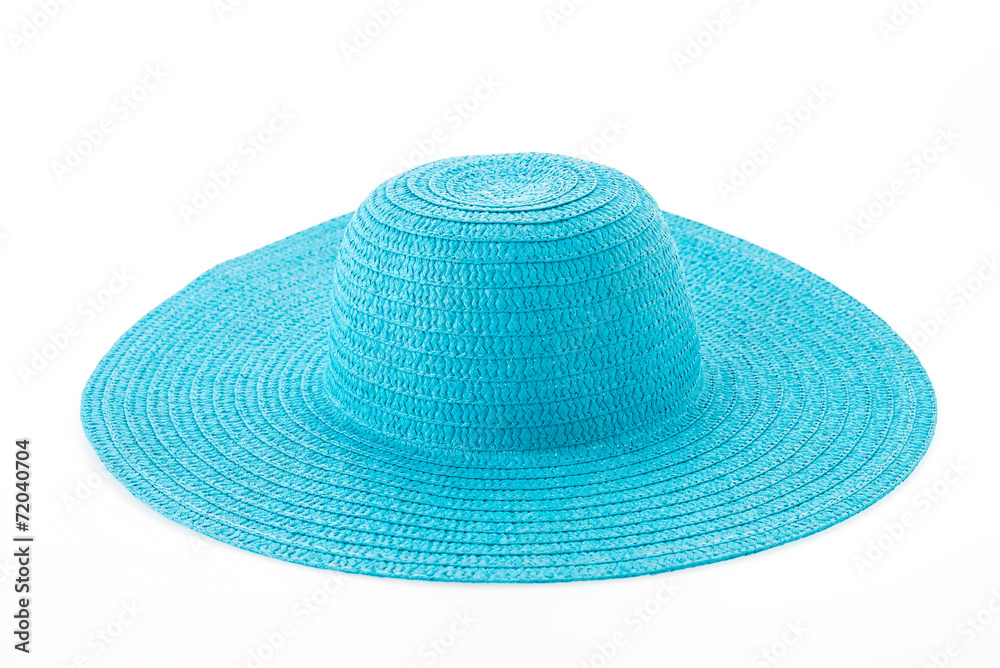 Straw hat isolated on white background Straw hat isolated on white background