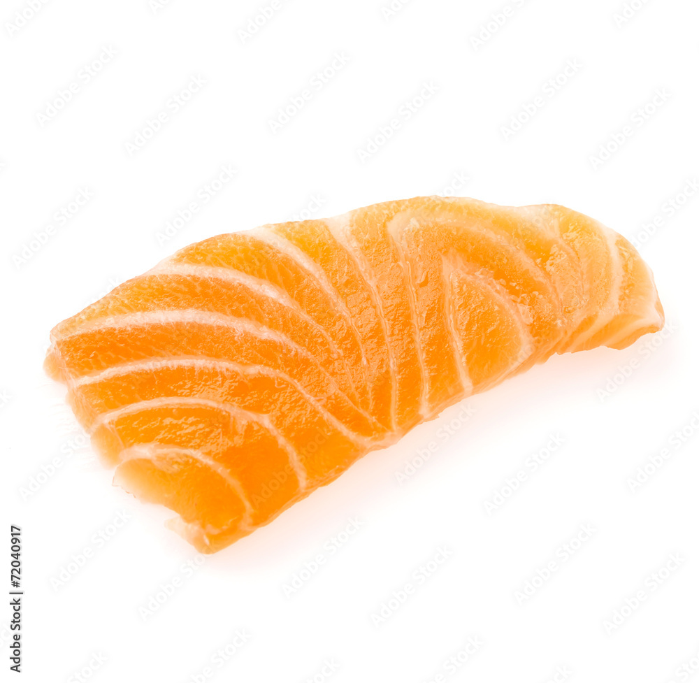 Salmon meat sashimi