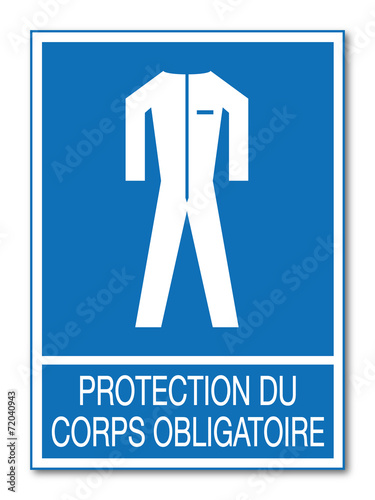 Panneau protection du corps.